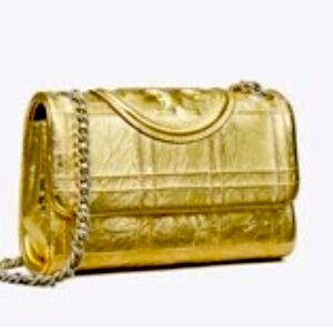 Tory Burch 18k Fleming Soft Convertible leather shoulder bag